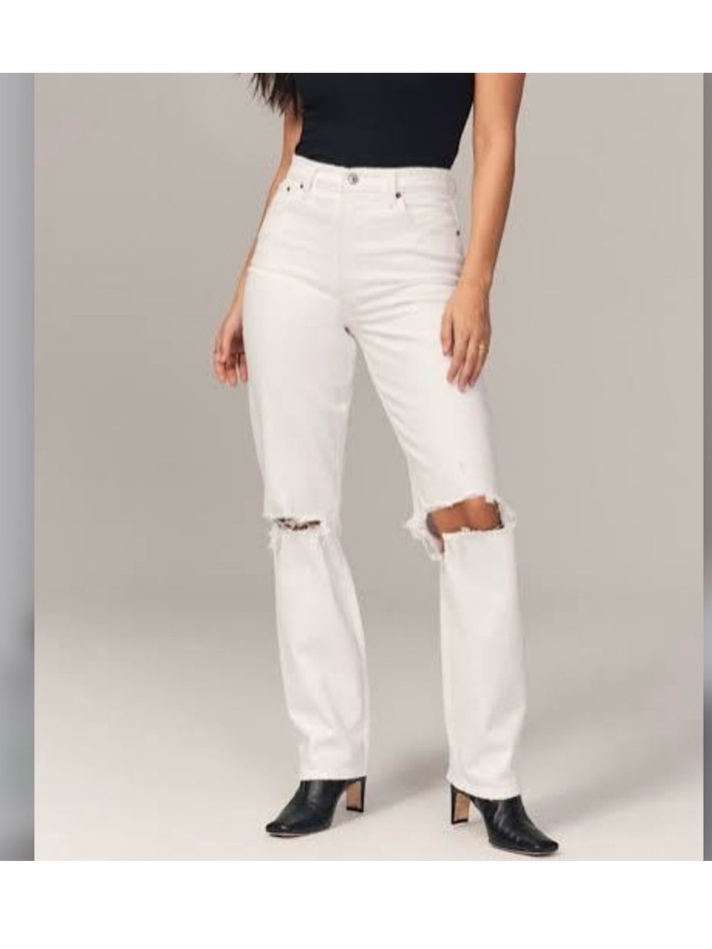 Ultra high rise The 90s straight Jean